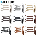 RHD parempoolse rooliga auto siseukse t&otilde;mbamisk&auml;epideme paneeli trimmikatte komplekt BMW 5. seeria F10 F11 F18 520i 523i 525i 528i jaoks Model A Champagne