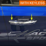 Door Handle Chrome Strip For Honda Accord 2018- w/ Keyless Entry Exterior Cover