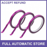 Ptripe Tape 164.04ft x 0.31 Laser Purple 3Pcs