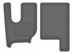 Dywaniki samochodowe welurowe grafitowe do: Renault T. ciężarowy (2013-)
