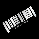 Made in France Flag Bar Code Car Stickers PVC Decal For Mini Cooper R55 R56 F54 F56 Nissan Navara NP300 Qashqai Juke Universal 15x5cm