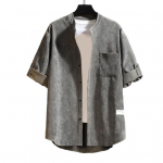 Meeste &Uuml;laosa Fantastiline L&uuml;hikeste Varrukatega Kulumiskindel S&auml;rk &Uuml;laosa Vabaaja Meeste &Uuml;he Rinnaga S&auml;rk &Uuml;laosa N&ouml;&ouml;biga S&auml;rk Meestele XXXL hall