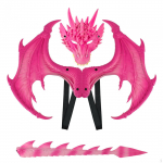 Children's Dragon Costume, , Dinosaur, Mask, Set, Cosplay, Halloween, Disguise