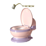 Laste tool puhastusharja ja kompaktse disainiga PP Seat Pink white