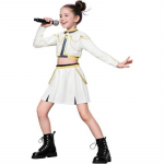 T&uuml;drukute K-POP Superstaari Peo Cosplay Kost&uuml;&uuml;m Laste Laulja Rumi Mira Zoey Kooli Lavaetenduse Riietus 160cm valge