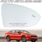 Rearview Mirror Glass Lens For VW jetta - For Golf 7 2015- Blind Spot Heated Side Mirror Glass Lens Car Accessories co-pilot