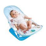 Baby Bath Seat, Foldable Portable Infant Bathtub with Adjustable Recline & Anti-Slip, Newborn to Toddler Bath Chair with Drain Hole