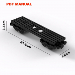 K&otilde;rgtehnoloogiline MOC Rongimootori Komplekt 88002 Tehnilised Ehitusplokid Rongivaguni Alus R&ouml;&ouml;pad Power Functions Osad Laste M&auml;nguasjad no gift box