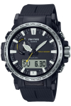 Casio Pro Trek PRW-61-1AJF Climber Line Kolmekordse anduriga Tough Solar Raadiojuhtimisega Meeste V&auml;likell Must must
