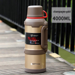 HOAOR 4000ml roostevabast terasest v&auml;litingimustes kasutatav termospudel