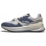 Li Ning Sports Life Collection Slip Resistant, Abrasion Resistant, Rebound Low top Casual Shoes Men's Blue Gray AGCU079-3 39.5
