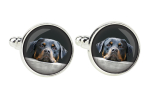 Rottweiler, Rott, Rottie - cufflinks, a shirt accessory, a shirt pendant from the Art-Dog brand h&otilde;be