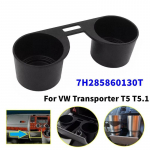 7H285860130T For VW Transporter T5 T5.1 2003-2015 Black Front Dashboard Cup Holder Drink Water ert Cup Holder Car Accessories