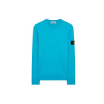 Stone Island kangav&auml;rvitud pusa kompassi embleemiga Meeste pusa T&uuml;rkiissinine 741563051-V0042 XL