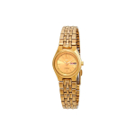 SEIKO 30m veekindel automaatne mehaaniline liikumine roostevabast terasest rihmaga k&auml;ekell Naiste k&auml;ekell SYMA04 Gold Dial beige