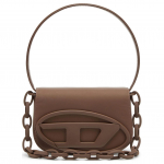 Diesel 1Dr-Ikooniline logo Reguleeritav eemaldatav &otilde;larihm Magnetiline kinnitus Nahast Crossbody K&auml;ekott Naiste k&auml;ekott Pruun X08396P6248T2187 Basic Set (Bag+Dust Bag)