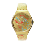 SWATCH Unisex 49mm Punane k&auml;ekell YVZ100 YVZ100 Black black