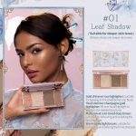 Flower Knows Liblika pilvekaeluse kollektsioon Reljeefne Highlight & Contour Palett 16g 01 Leaf Shadow