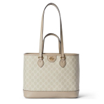 Gucci GG Supreme Bež L&otilde;uendist Tassikott, L&otilde;uend ja Nahkviimistlus, Naiste &Otilde;lakott igap&auml;evaseks t&ouml;&ouml;ks, reisimiseks, ostlemiseks 765043-FAA4G-9897 Shopping Bag Set(Basic Set+Shopping Bag)