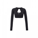 Nike Naiste Dri-Fit Pikkade Varrukatega L&uuml;hike Treeningus&auml;rk Must FB4103-010 XXL