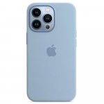 iPhone 13 Pro &uuml;mbris, &uuml;hildub MagSafe'iga, vedel silikoonist telefoni tagakaas [Induktsioon Popover] Baby Blue mitmev&auml;rviline