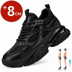 Kvaliteetsed vabaaja spordijalatsid liftiga K&otilde;rgust suurendavad Isa kingad meestele Peidetud kontsad T&otilde;stev sisetald 8CM Unisex T&otilde;stvad tossud 37 beež