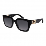 Dior Kirjalogo Ebakorrap&auml;rane kuju P&auml;ikeseprillid Naiste p&auml;ikeseprillid Must 30MONTAIGNES8U Basic Packaging-Eyeglass Case+Box,Black 1 0A1