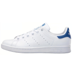 Adidas Originals STAN SMITH J Comfortable Breathable Low top Skateboard Shoes White Blue Tail S74778 38⅔ white