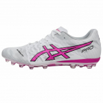 ASICS DS LIGHT ACROS PRO 3 AG Kunstmuru Polsterdus Toetus Jalgpallisaapad Unisex Valge Roosa 1103A129-103 39