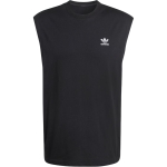 adidas Originaalid Kirjalogo &Uuml;mmargune kaelus Varrukateta vest Meeste pealsed KD0691 M black