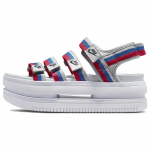 Nike Icon Classic Takjakinnitusega Trendikad Spordijalatsid Kummist Tald Libisemisvastased Klapp-Sandaalid Naiste Sandaalid Valge Sinine Punane DH0223-003 40.5