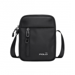 POLO &Otilde;lakott meestele, Vabaaja Crossbody kott, Messenger kott, T&ouml;&ouml;le k&auml;imise kott, Vertikaalne kerge telefoni kott, Must must