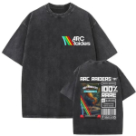 Arc Raiders &Auml;rge laske Ma olen s&otilde;bralik Vintage Pesitud T-s&auml;rk Unisex Naistele Puuvillane &Uuml;le suuruse M&auml;nguf&auml;nni Kingitus Naistele Ja Unisex T-s&auml;rgid XL black