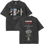 Pestud Vintage Rapper Drake Albumikaane Graafiline T-s&auml;rk Meestele Naistele Hip Hop Mood Popmuusika T-s&auml;rgid Mehelik &Uuml;le suurusega Streetwear S gray