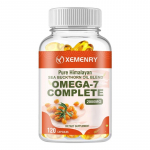 XEMENRY Orgaaniline astelpaju seemne&otilde;li pehmekapslid, t&auml;iesti looduslik, 2000 mg portsjoni kohta, kergesti imenduv. 120