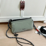 Korea stiilis kerge veekindel crossbody kott multifunktsionaalse veepudelihoidjaga &uuml;hekordne &otilde;lakott roheline