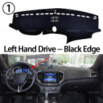 Maserati Ghibli M157 2014-2024 2016 2018 jaoks Armatuurlaua Kate Padi Libisemisvastane Matt P&auml;ikesekaitse Armatuurlaua Matt Vaipkatte Tarvikud Left Hand Black