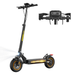 iScooter-W9Air T&auml;iskasvanute Elektriline T&otilde;ukeratas-800W Mootor-48V 10Ah Aku-Kokkupandav E-T&otilde;ukeratas-40KM/H-10&Prime; Maastikut&otilde;ukeratas-Mobiili&auml;pp W9Air must