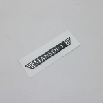 3D MANSORY Embleemi Kleebised Auto Tagumine Saba Salongi M&auml;rk Veekindel Luksusauto Tuuning Dekoratsioon Kleebised