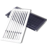 Kliimaseadme AC &Otilde;hutusava Kate MUD-IN &Otilde;hutusava Kate Alumiiniumisulamist L&otilde;&otilde;tsad V&auml;lisseina &Otilde;hutusavad Register & Restid (white,0.8mm&Ventilation) valge