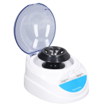 Mini-tsentrifuug 4000 p/min Maksimaalselt 810xg Madala m&uuml;ratasemega Kaasaskantav Lauatsentrifuugi masin Laborisse 100&ndash;240 V USA pistikuga ABS white