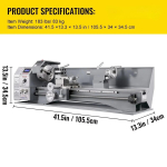 SIHAO metalltreipink Mini treipink Harjadeta mootor 220x600MM