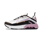 Nike Air Max 2090 amortisatsiooniga tagasil&ouml;&ouml;giga madalad jooksutossud Must Valge Roosa Lapsed Vanuses 3-7 Aastat CU2093-104 29.5