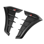 2 tk Autole S&uuml;sinikkiust Must K&uuml;lgm&auml;rgise Tiiva Kleebised Tarvikud Toyota GR Sport Gazoo Racing RAV4 C-HR Mirai ZU4 jaoks black