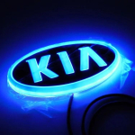 Kia Soul'i autole 4D LED esitulede tagatulede embleemi kleebis Kia GT-Line Sportage Ceed Rio Picanto Sorento Soul Cerato Venga Forte K9 Cadenza jaoks sinine