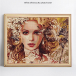 5D DIY teemanttikandite m&uuml;&uuml;k T&auml;ielikult &uuml;marate iluteemantmaalingute pildid 20X30