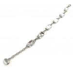 Altesse [M7191] - Bracelet acier 'Calypso' blanc h&otilde;be