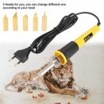 Nahast puidust k&auml;sit&ouml;&ouml; p&uuml;rograafiapliiats elektriline puup&otilde;letaja jootekolvid 220V 40W