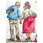 T&auml;is 30X40CM 5D Teemantmaal Armas vanamees Tikand Ristpistes Kodukaunistus K&auml;sitsi valmistatud kingitus 1