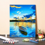 DIY Maalimine numbrite j&auml;rgi Digitaalne &otilde;limaal Hobid Numbrid &Otilde;limaal Numbrid Maalimine Kujutav kunst &Otilde;limaal Kodukaunistus 40x50cm no frame